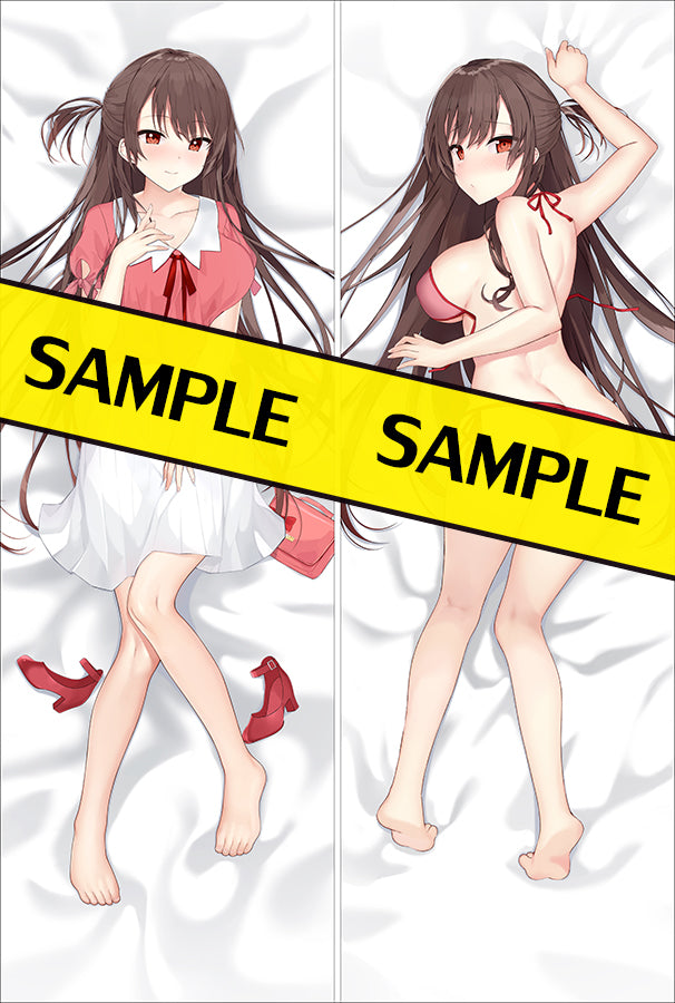Kanojo, Okarishimasu Ichinose Chizuru Anime Dakimakura Body Pillow Cover image 0