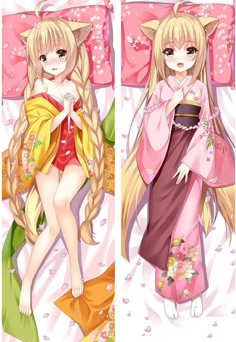Konohana Kitan Yuzu Anime Dakimakura Pillow Cover image 0