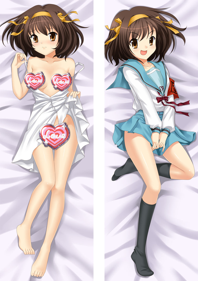 Suzumiya Haruhi Anime Dakimakura Body Pillow Cover image 0