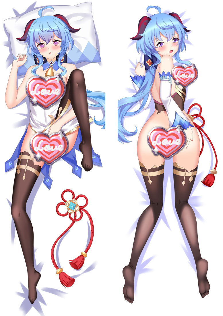 Genshin Impact Ganyu Nsfw Body Pillow Cover image 0