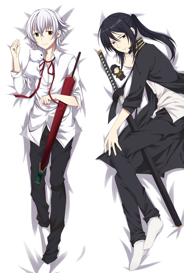 K-Project Isana Yashiro and Kuroh Yatogami Anime Dakimakura home decorative Pillow Case Cover image 0