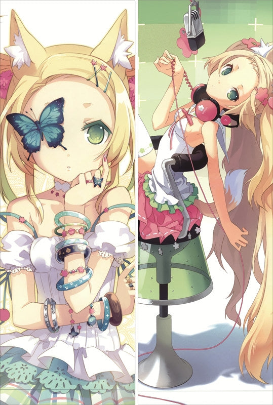 Blonde Blossom Island of Horizon(H2SO4) Anime Dakimakura Japanese Pillow Cover image 0