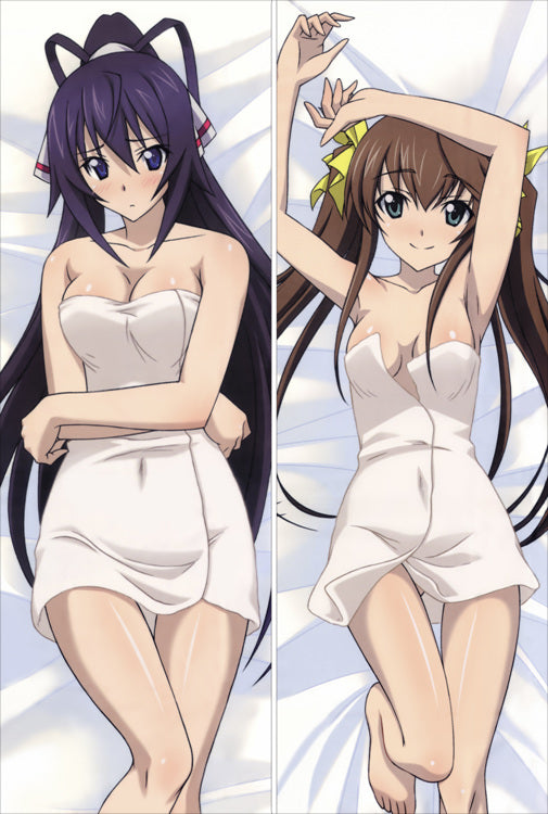 Infinite Stratos Houki Shinonono + Huang Lingyin Anime Dakimakura Body Pillow Cover image 0