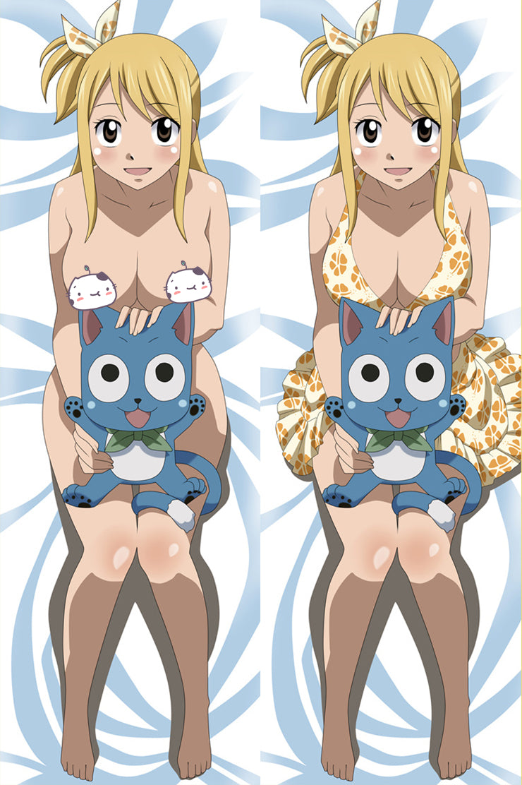 Fairy Tail Lucy Heartfilia Anime Dakimakura Pillow Cover image 0