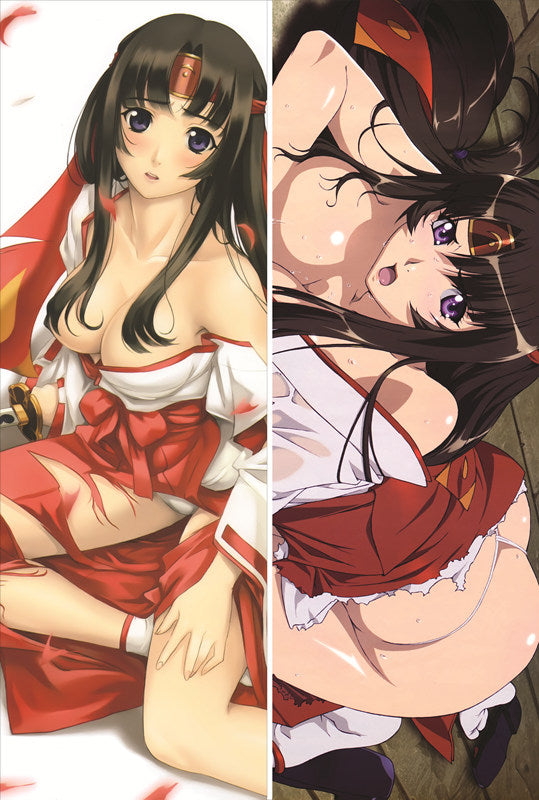Queen's Blade Tomoe Anime Dakimakura Body Pillow Cover image 0