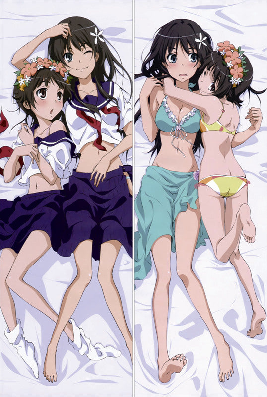A Certain Scientific Railgun Ruiko Saten Anime Dakimakura Body Pillow Cover image 0