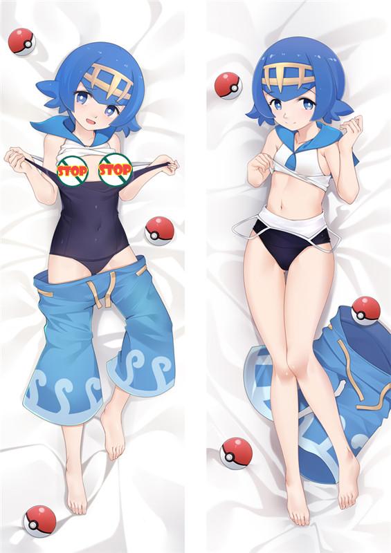 Pokemon Sword and Shield Lana Dakimakura Body Pillow Cover image 0
