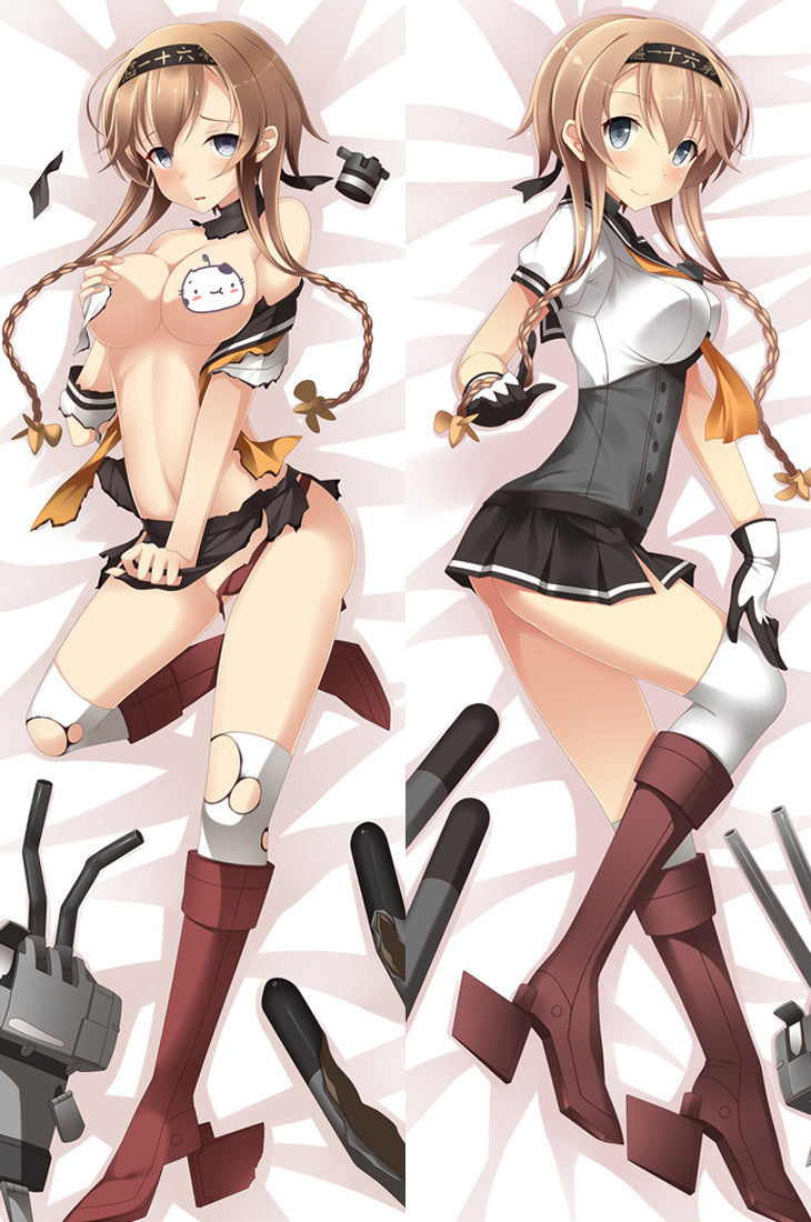 Kantai Collection Teruzuki Anime Dakimakura Pillow Cover image 0