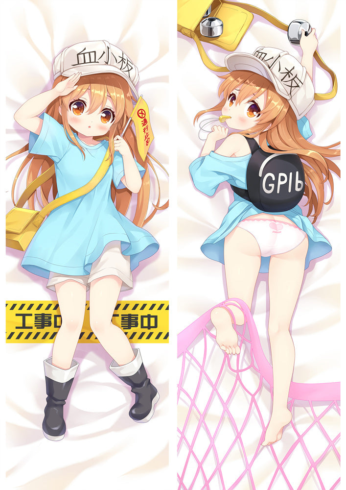Cells at Work! Platelet Anime Dakimakura Pillow Cover image 0