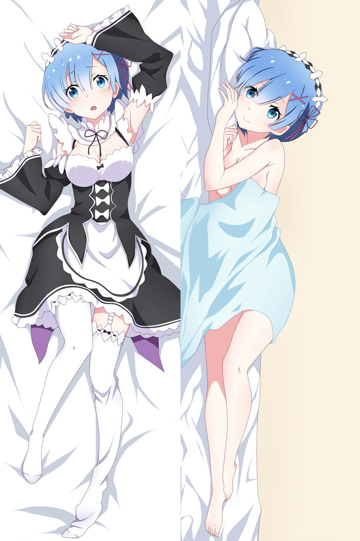 Re:Zero Rem Anime Dakimakura Pillow Cover image 0