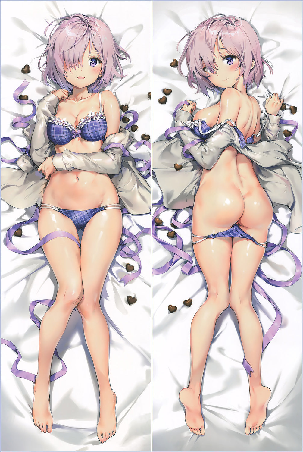 FateGrand Order FateGO FGO Mash Killier Light with Double Sides Zipper To Make Love Anime Dakimakura Pillow Case image 0