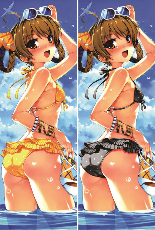 Deep Blue Sky &amp; Pure White Wings Chidori Minamo Anime Dakimakura Body Pillow Cover image 0