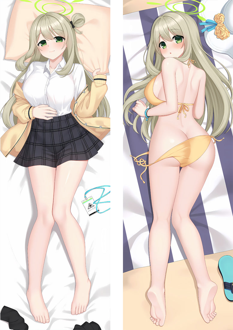 Blue Archive Izayoi Nonomi Anime Dakimakura Girl Body Pillow Cover image 0
