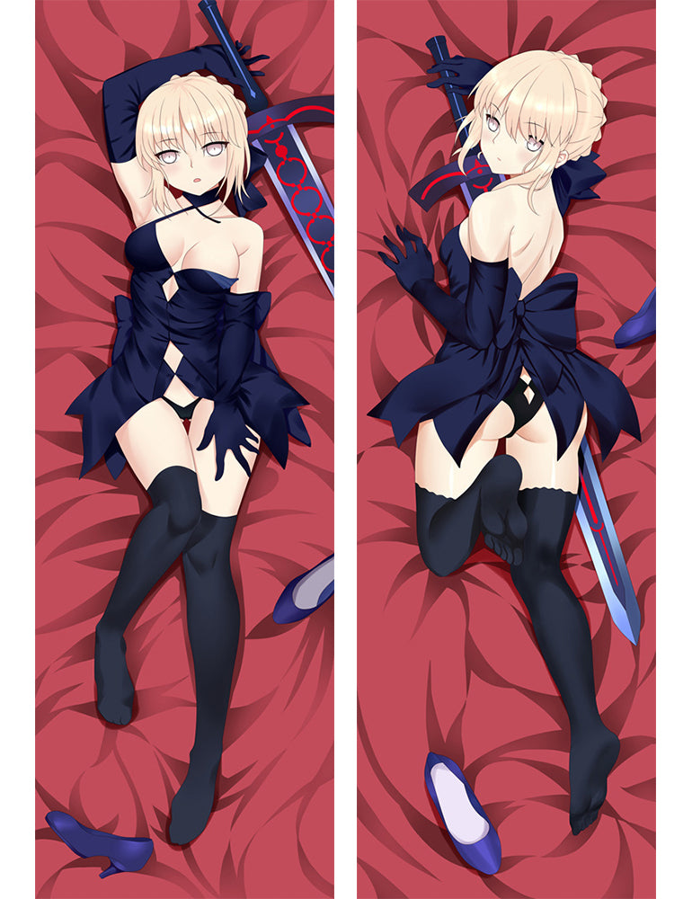 Fate/Grand Order Arturia Pendragon Saber Anime Dakimakura Pillow Cover image 0