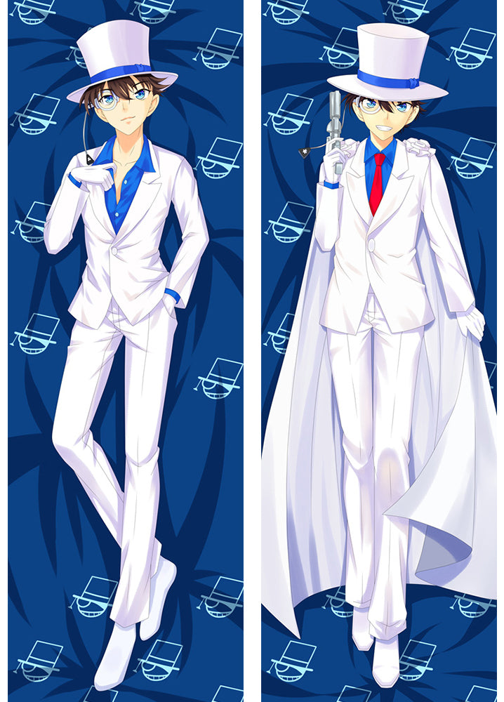 Detective Conan Phantom Thief Kid Anime Dakimakura Pillow Cover image 0