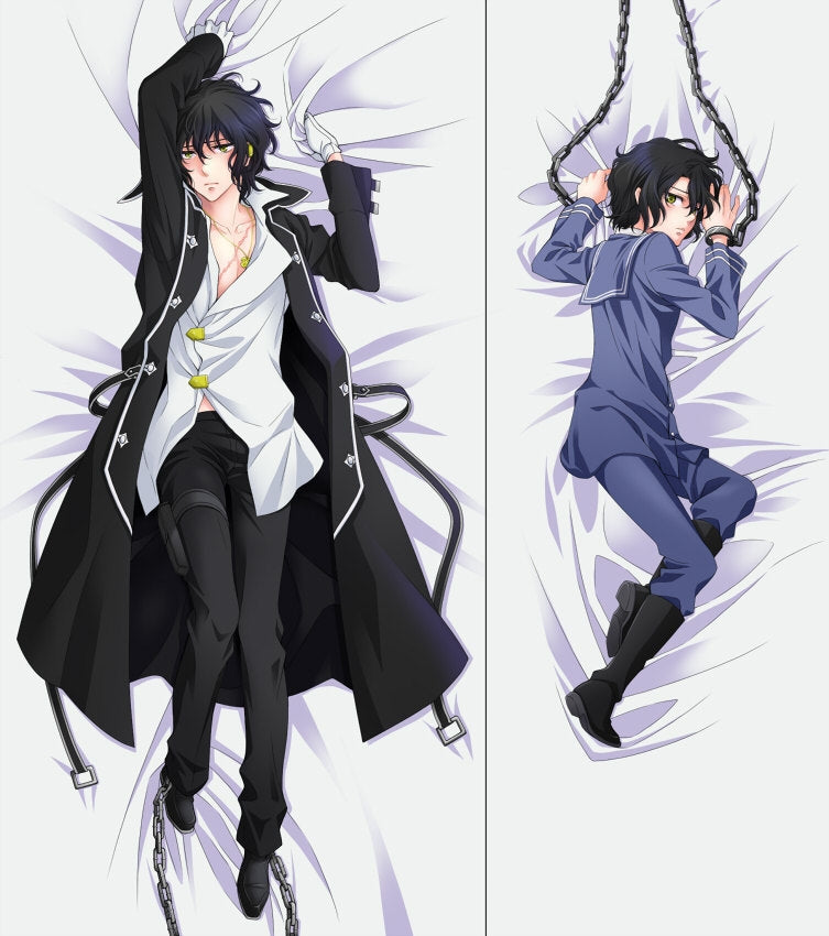 Pandora Hearts Gilbert Nightray Anime Dakimakura Pillow Cover image 0