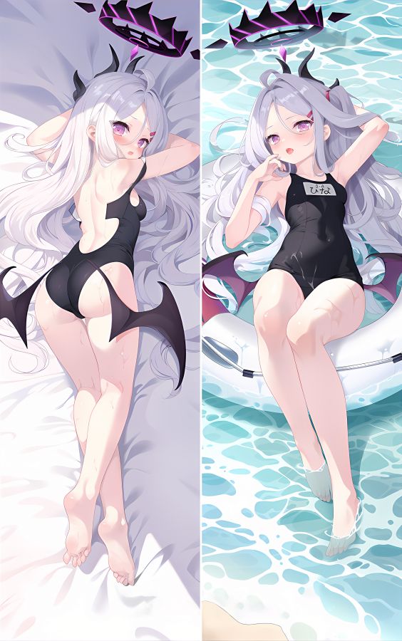 Blue Archive Sorasaki Hina Anime Dakimakura Girl Body Pillow Cover image 0