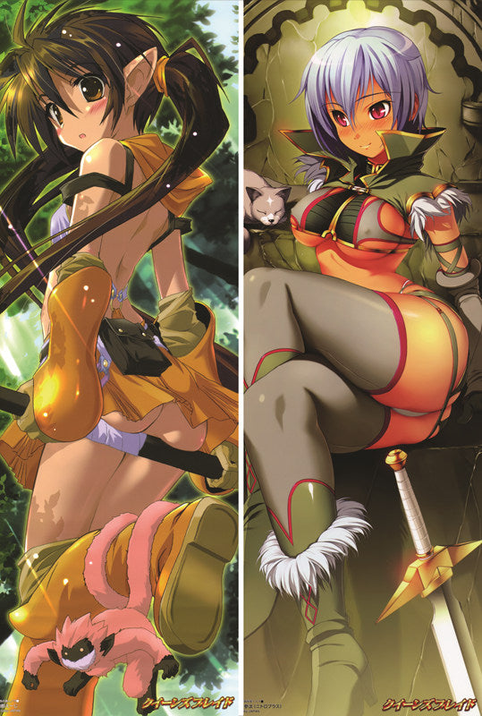 Queen's Blade Shizuka Anime Dakimakura Body Pillow Cover image 0