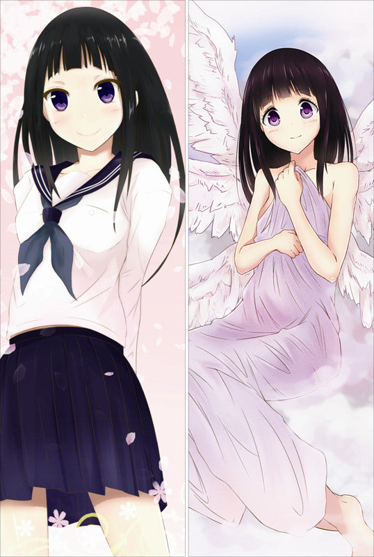 Hyouka: You Can't Escape Eru Chitanda Anime Dakimakura Pillow Cover image 0