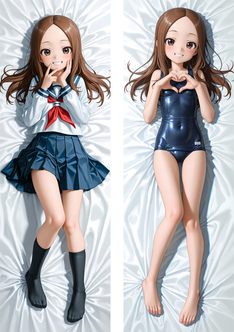 Teasing Master Takagi-san Anime Dakimakura Body Pillow Cover image 0