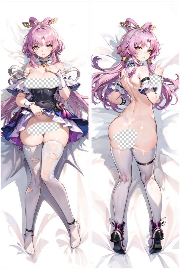 Honkai: Star Rail Fu Xuan Anime Dakimakura Sexy Body Pillow Cover image 0