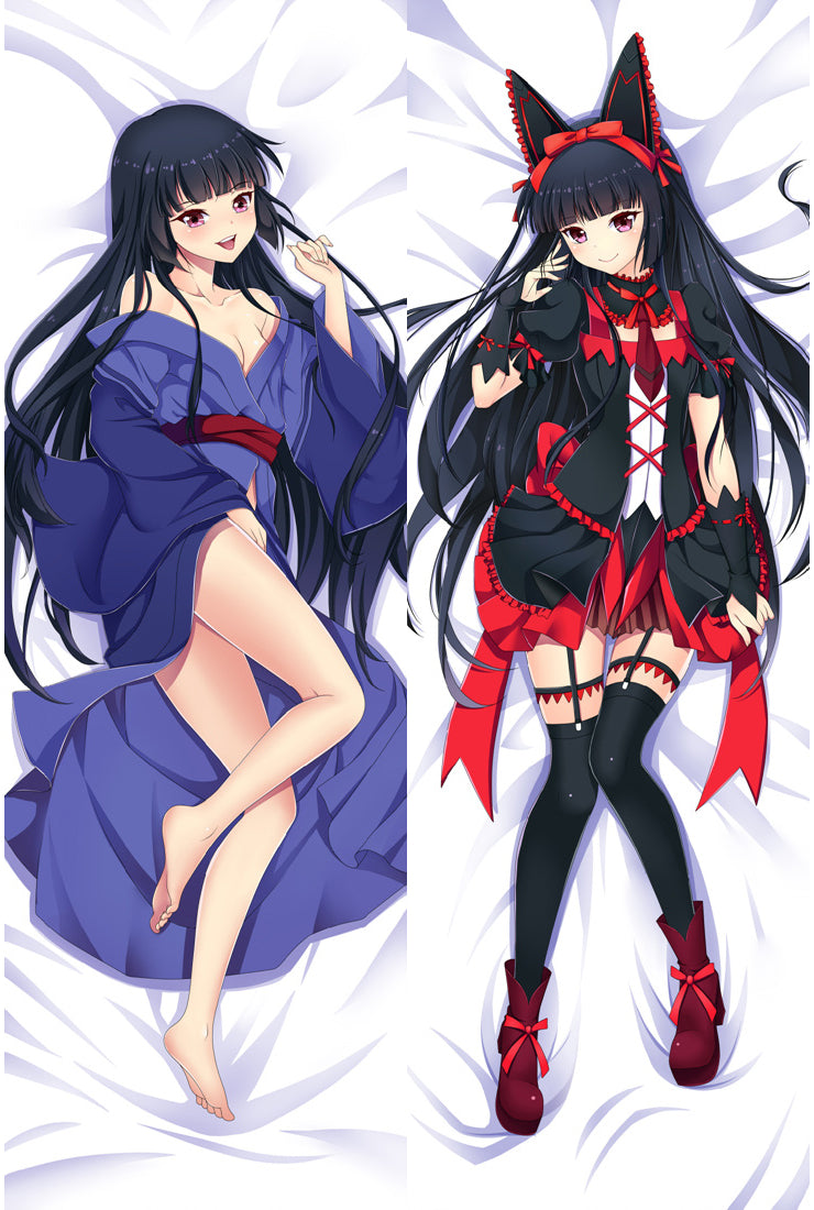 Gate Jieitai Kanochi Nite Rory Mercury Anime Dakimakura Pillow Case image 0