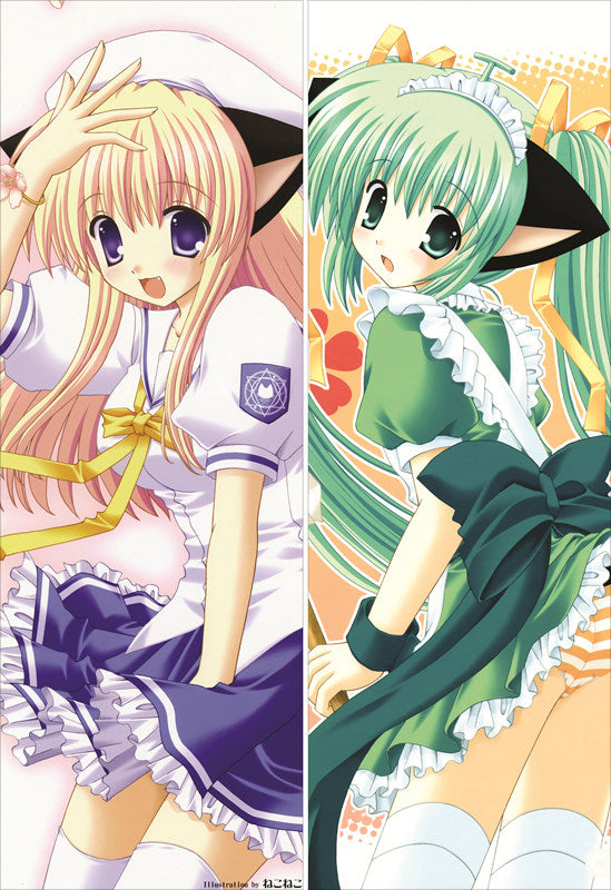Nekoneko Anime Dakimakura Body Pillow Cover image 0