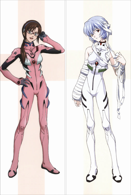 Neon Genesis Evangelion Rei Ayanami Anime Dakimakura Waifu Pillow Case image 0