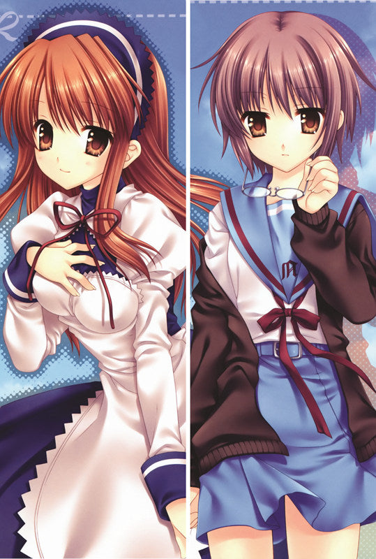 Haruhi Suzumiya Anime Dakimakura Waifu Pillow Case image 0