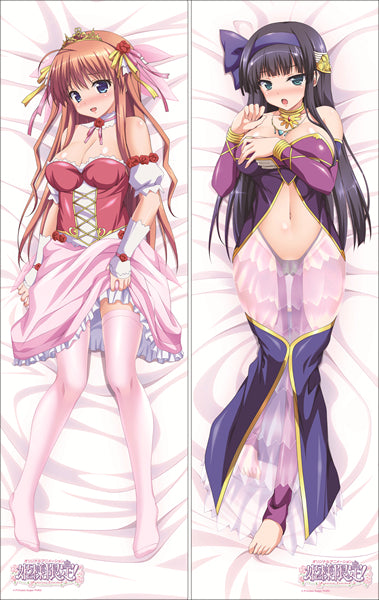 Hime-sama Gentei! ~Princess Limited~ Kousaka Serina and Olivia Edywolf Anime Dakimakura Pillow Cover image 0