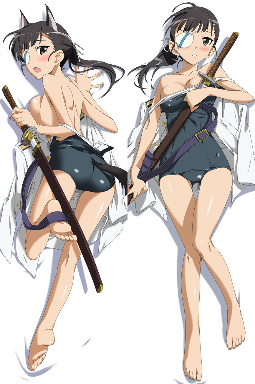 Strike Witches Mio Sakamoto Anime Dakimakura Pillow Case image 0
