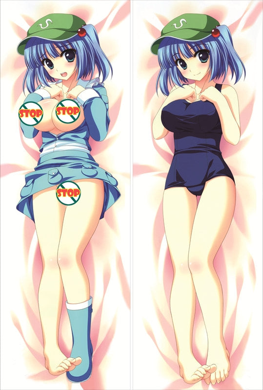 TouHou ProjectKawashiro Nitori Anime Dakimakura Waifu Pillow Case image 0