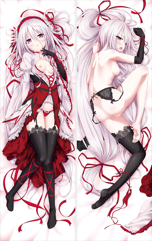Gothic Delusion Farushu Lamia Valentine with Double Sides Zipper to make love Anime Dakimakura Pillow Case image 0