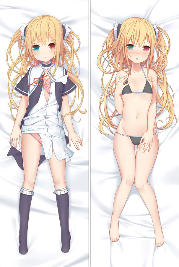 Artist Motoko Nishihara Yui Tokuno Anime Dakimakura Pillow Cover image 0