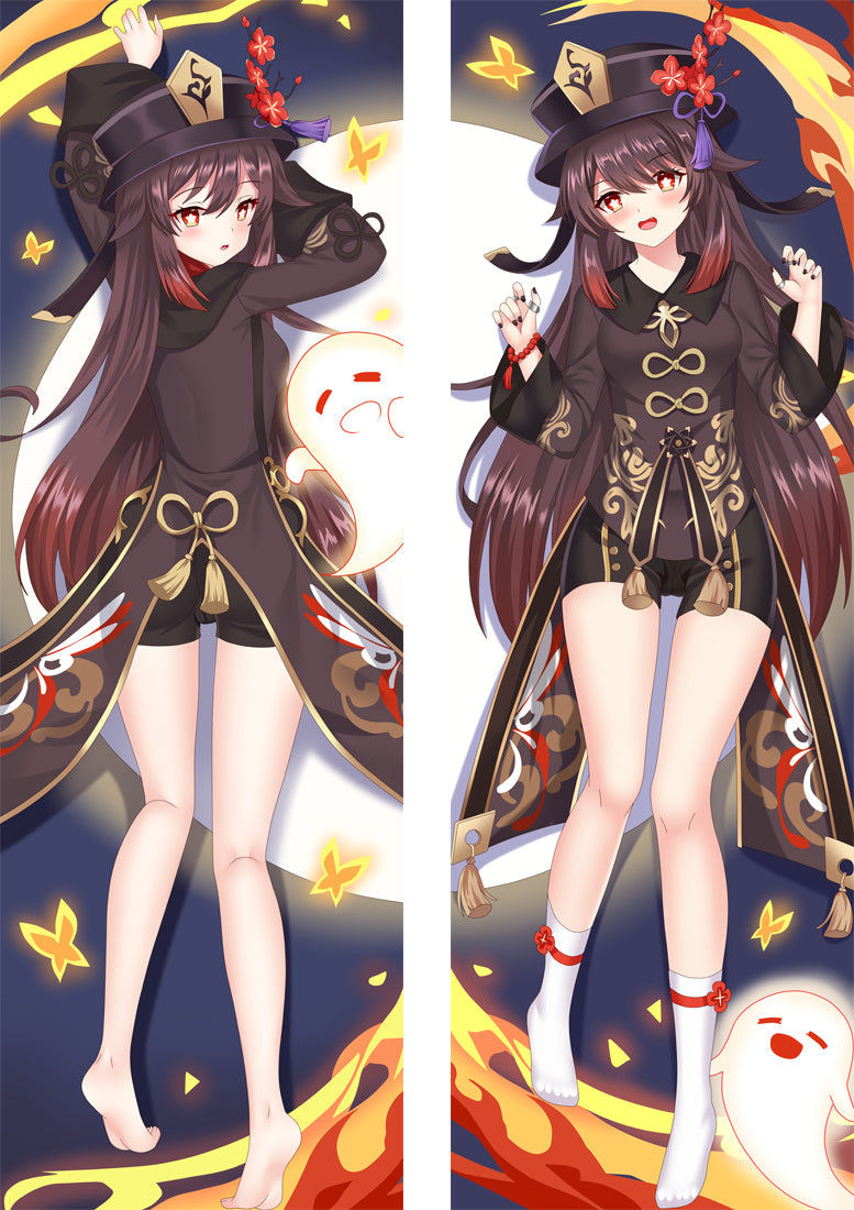 Genshin Impact Hutao Dakimakura Pillow Covers image 0