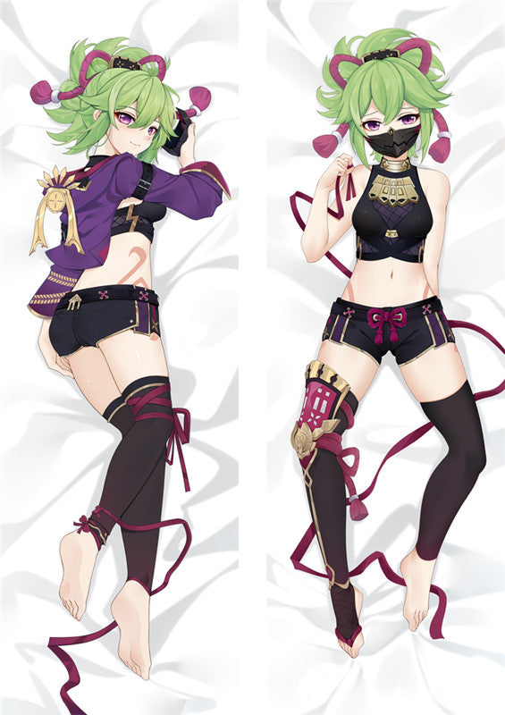 Genshin Impact Kuki Shinobu Dakimakura Pillow Cases image 0