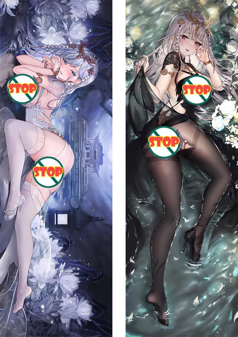 Azur Lane SMS Emden Anime Hugging Dakimakura Body Pillow Cover image 0