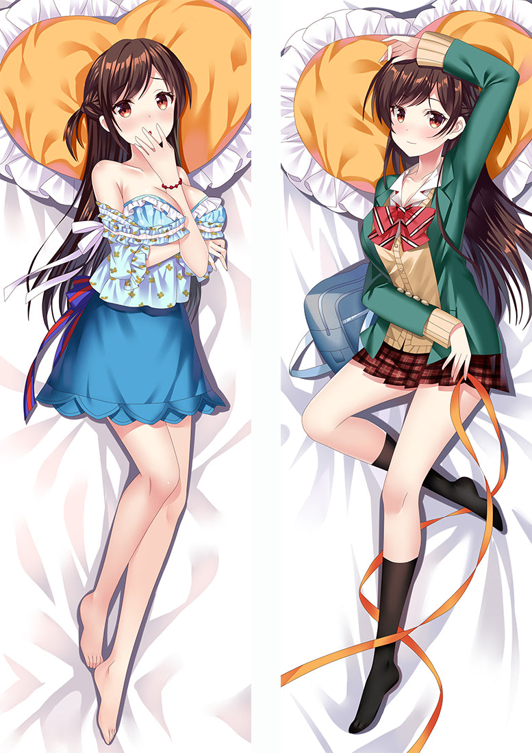 Kanojo, Okarishimasu Anime Dakimakura Pillow Cover image 0