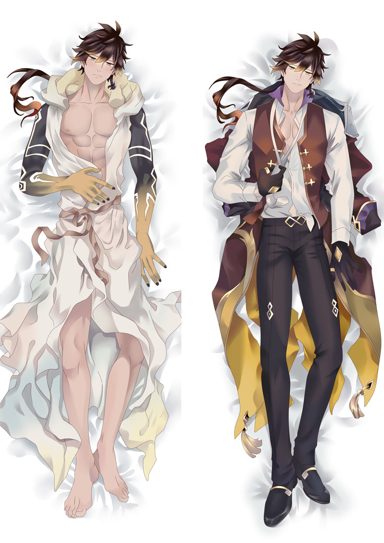 Zhongli Dakimakura Body Pillow Cover - Genshin Impact image 0