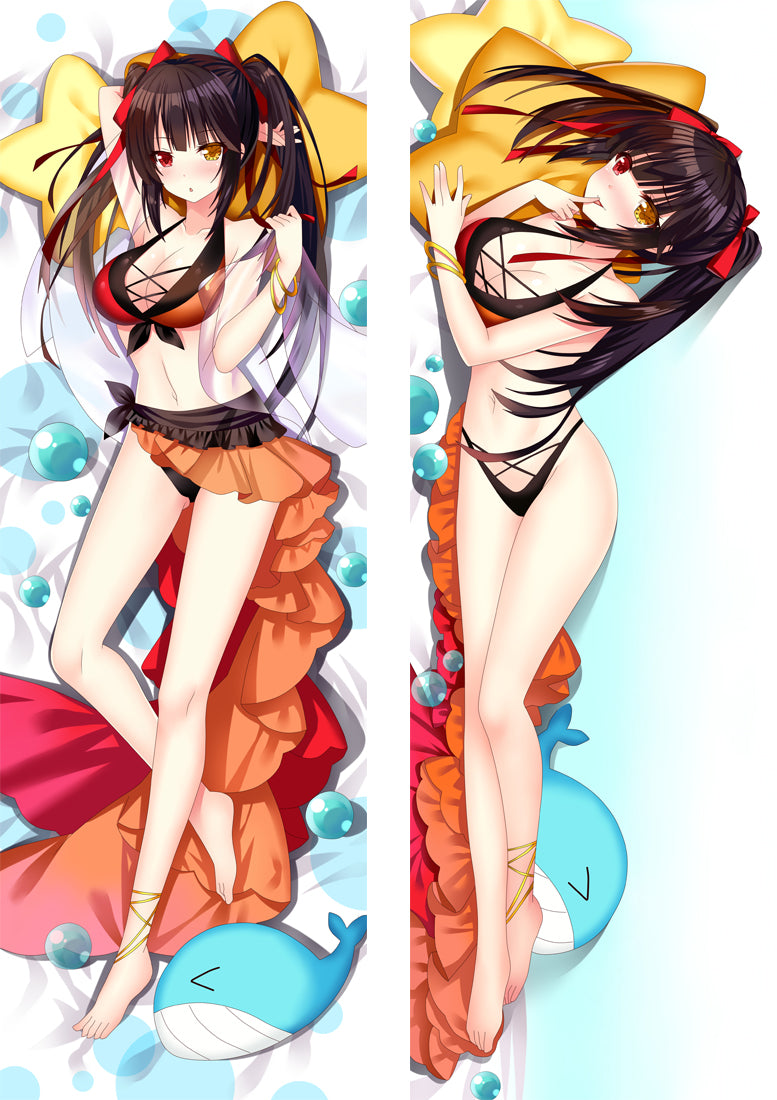 Date A Live Tokisaki Kurumi Anime Dakimakura Pillow Cover image 0