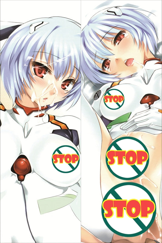 Neon Genesis Evangelion Rei Ayanami Anime Dakimakura Waifu Pillow Case image 0