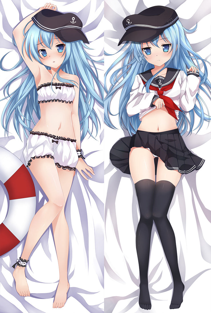 Kantai Collection Hibiki Anime Dakimakura Pillow Cover image 0
