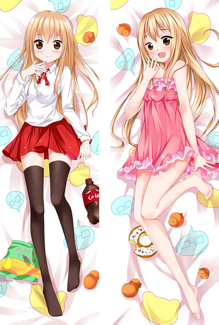 Himouto! Umaru-chan Umaru Doma Anime Dakimakura Pillow Case image 0