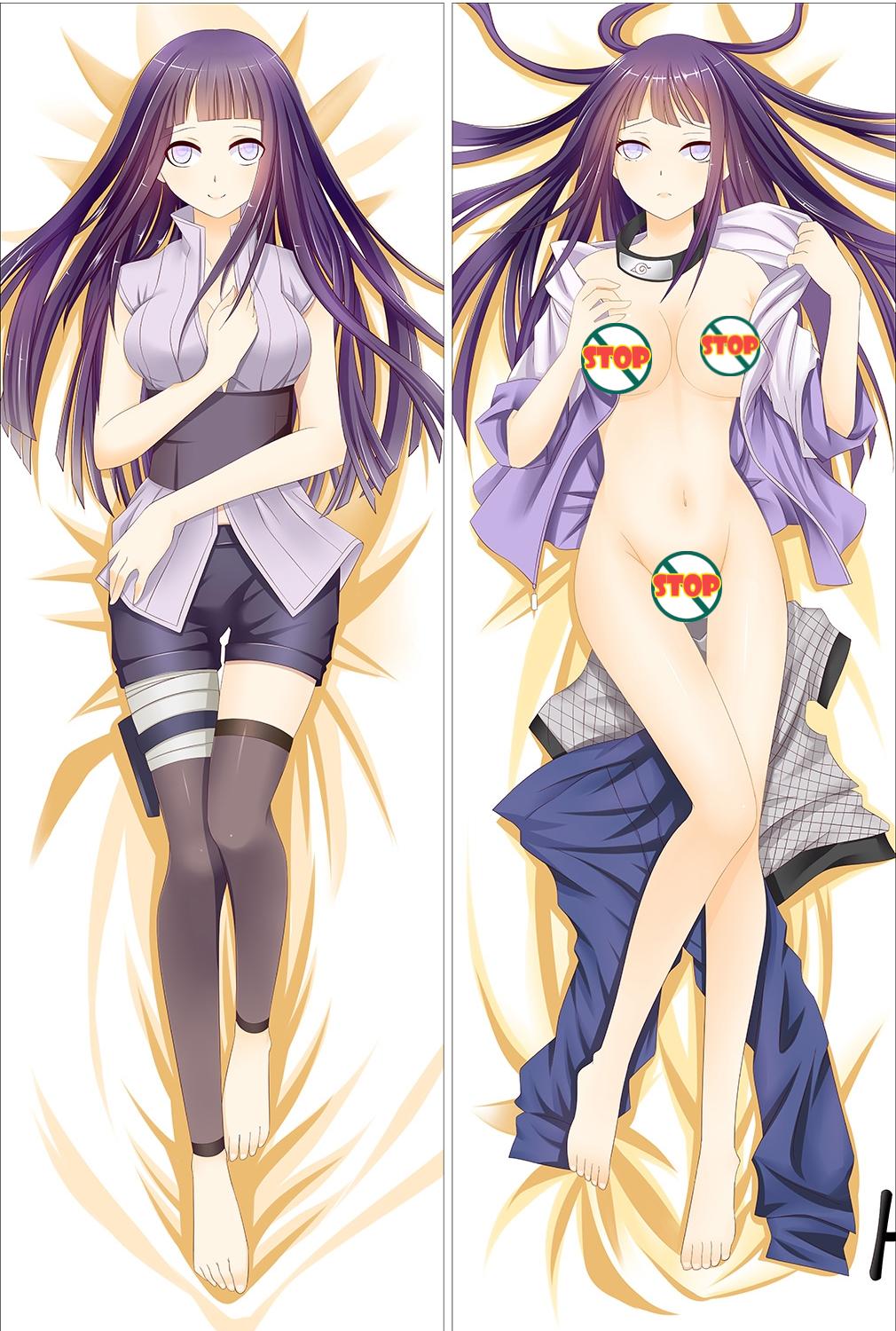 Naruto Hinata Hyuga Dakimakura Pillow Cover image 0