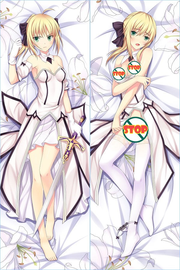 Fate/stay night Lily Anime Dakimakura Pillow Case image 0