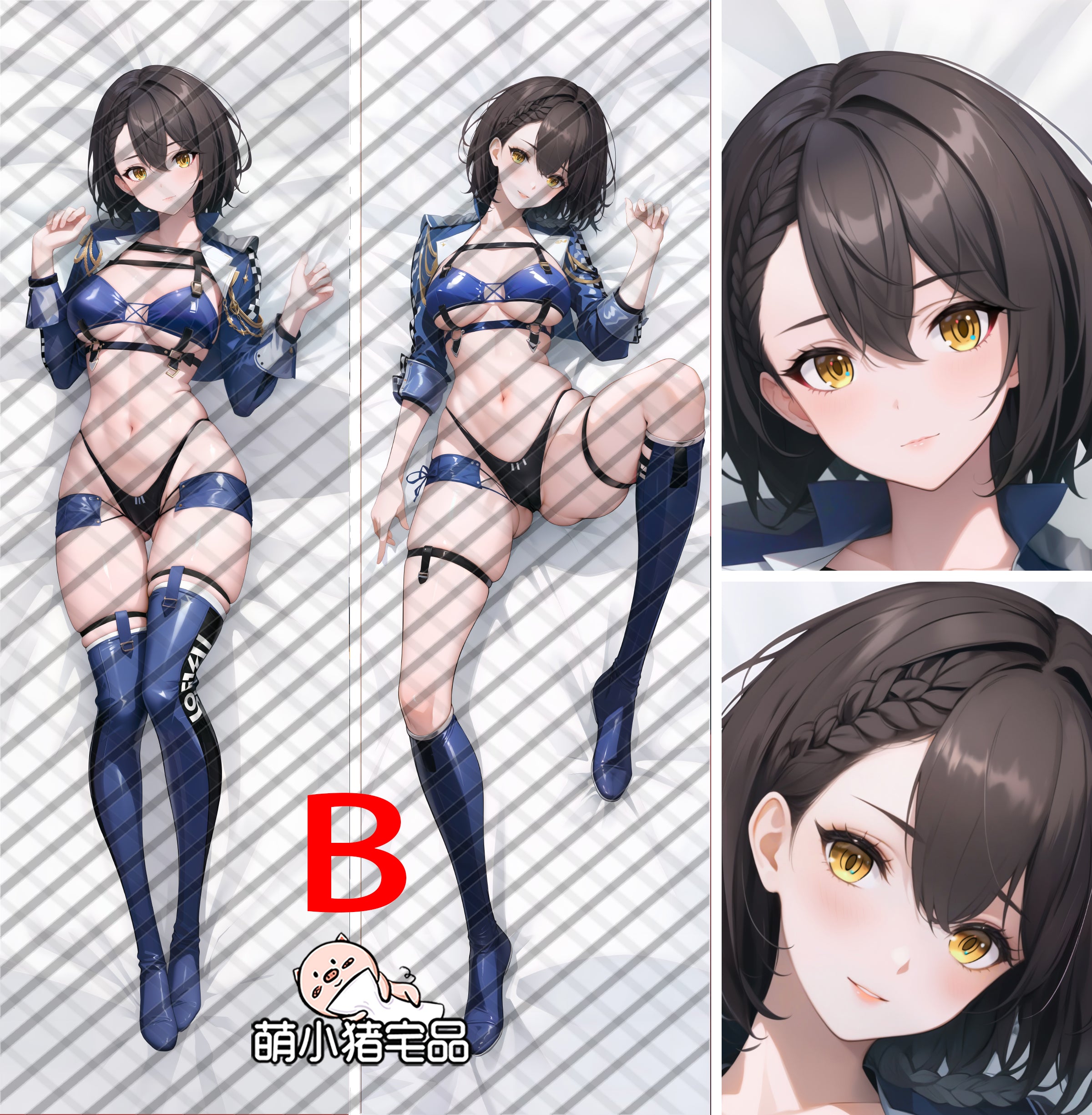 Azur Lane Baltimore Anime Dakimakura Pillow Cover image 0