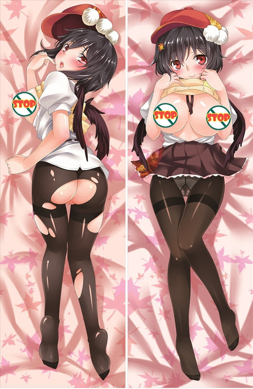 TouHou ProjectShameimaru Aya Anime Dakimakura Waifu Pillow Case image 0