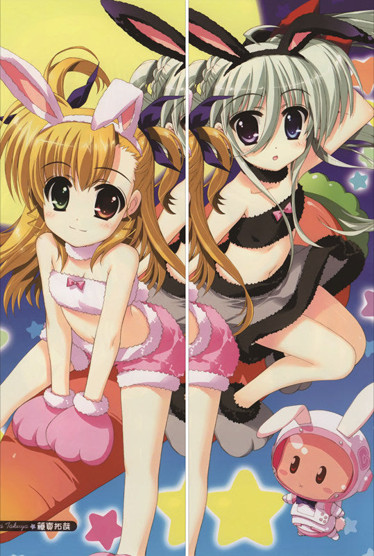 Magical Girl Lyrical Nanoha Fate Testarossa Anime Dakimakura Pillow Cover image 0