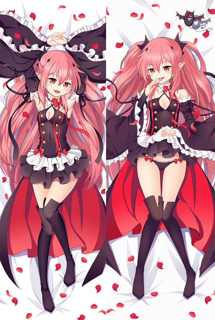 Seraph Of The End Krul Tepes Anime Dakimakura Pillow Cover image 0