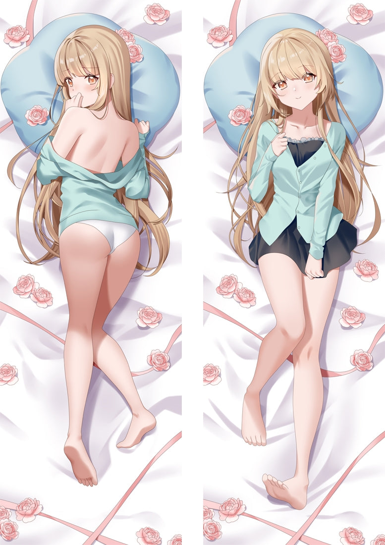 She Is the Neighbor Angel, I Am Spoiled by Her Anime Dakimakura Body Pillow Cover image 0